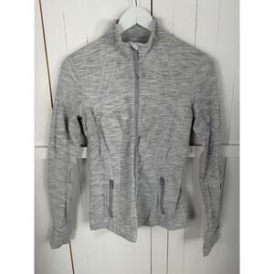 Lululemon Women's Nylon Activewear Jacket Gray Size 8 NWOT